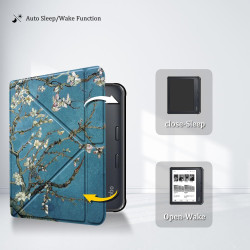 Étui Housse Coque pour Kobo Libra Colour (2024) / Kobo Libra 2 (2021) 7" eReader,Case avec Fonction de Veille/réveil Automatique