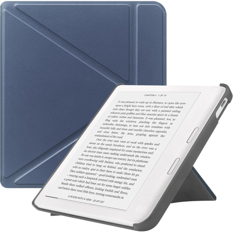Hgwalp coque compatible avec kobo libra colour (2024) 7 pouces ebooks, étui ultra - mince et léger avec réveil/sommeil automatiq