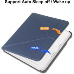 Hgwalp coque compatible avec kobo libra colour (2024) 7 pouces ebooks, étui ultra - mince et léger avec réveil/sommeil automatiq