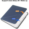 Hgwalp coque compatible avec kobo libra colour (2024) 7 pouces ebooks, étui ultra - mince et léger avec réveil/sommeil automatiq