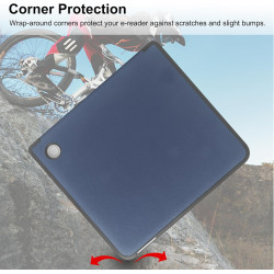 Hgwalp coque compatible avec kobo libra colour (2024) 7 pouces ebooks, étui ultra - mince et léger avec réveil/sommeil automatiq