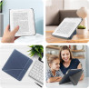 Hgwalp coque compatible avec kobo libra colour (2024) 7 pouces ebooks, étui ultra - mince et léger avec réveil/sommeil automatiq