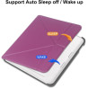 Hgwalp coque compatible avec kobo libra colour (2024) 7 pouces ebooks, étui ultra - mince et léger avec réveil/sommeil automatiq