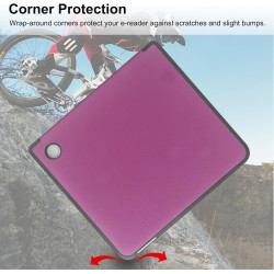 Hgwalp coque compatible avec kobo libra colour (2024) 7 pouces ebooks, étui ultra - mince et léger avec réveil/sommeil automatiq