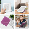 Hgwalp coque compatible avec kobo libra colour (2024) 7 pouces ebooks, étui ultra - mince et léger avec réveil/sommeil automatiq