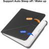 Hgwalp coque compatible avec kobo libra colour (2024) 7 pouces ebooks, étui ultra - mince et léger avec réveil/sommeil automatiq