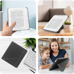 Hgwalp coque compatible avec kobo libra colour (2024) 7 pouces ebooks, étui ultra - mince et léger avec réveil/sommeil automatiq