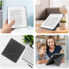 Hgwalp coque compatible avec kobo libra colour (2024) 7 pouces ebooks, étui ultra - mince et léger avec réveil/sommeil automatiq