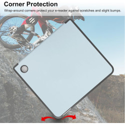 Hgwalp coque compatible avec kobo libra colour (2024)/kobo libra 2 (2021) 7 pouces ebooks, étui ultra - mince et léger avec réve
