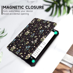 Fancity étui compatible avec kindle paperblanc (12ème génération 2024) et kindle colorsoft signature edition, cuir pu souple tpu