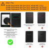 Fancity étui souple pour kindle paperblanc 5e/6e/7e génération avec dragonne, fonction veille/réveil automatique pour kindle pap