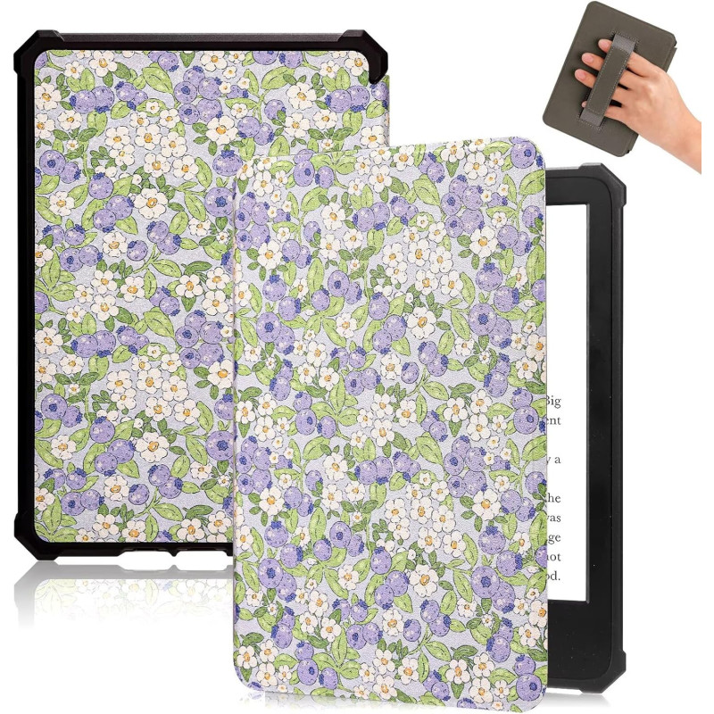 Fancity étui souple pour kindle paperblanc 5e/6e/7e génération avec dragonne, fonction veille/réveil automatique pour kindle pap