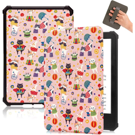 Fancity étui compatible avec kindle paperblanc (12e génération 2024) 7" et kindle colorsoft signature edition, cuir pu souple tp