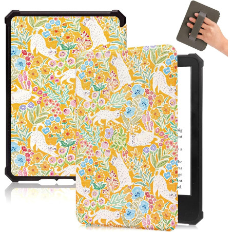 Fancity étui compatible avec kindle paperblanc (12e génération 2024) 7" et kindle colorsoft signature edition, cuir pu souple ét