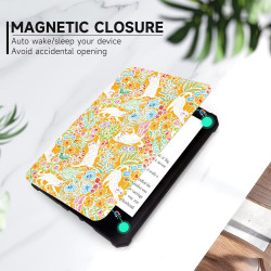 Fancity étui compatible avec kindle paperblanc (12e génération 2024) 7" et kindle colorsoft signature edition, cuir pu souple ét