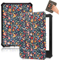 Fancity étui compatible avec kindle paperblanc (12ème génération 2024) et kindle colorsoft signature edition, cuir pu souple tpu