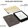 Fancity Étui pour Kindle 11^e^ génération version 2022 de 6", étui souple en cuir synthétique avec dragonne, fonction veille/rév
