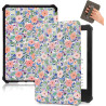 Fancity Étui pour Kindle 11^e^ génération version 2022 de 6", étui souple en cuir synthétique avec dragonne, fonction veille/rév