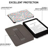 Fancity Étui pour Kindle 11^e^ génération version 2022 de 6", étui souple en cuir synthétique avec dragonne, fonction veille/rév