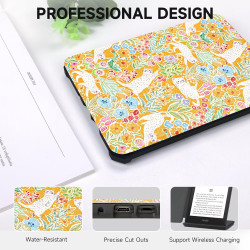 Fancity étui pour kindle paperblanc 6,8", coque souple avec dragonne, mise en veille/réveil automatique intelligente pour kindle