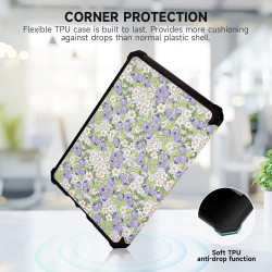 Fancity étui pour kindle paperblanc 6,8", coque souple avec dragonne, mise en veille/réveil automatique intelligente pour kindle