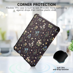 Fancity étui pour kindle paperblanc 6,8", coque souple avec dragonne, mise en veille/réveil automatique intelligente pour kindle