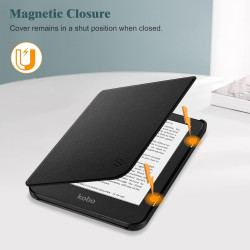 FINTIE Étui Compatible avec 6” Kobo Clara Colour/BW 2024 et Kobo Clara 2E 2022 - Housse Fine et Légère Coque Fermeture Magnétiqu