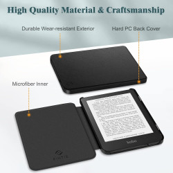FINTIE Étui Compatible avec 6” Kobo Clara Colour/BW 2024 et Kobo Clara 2E 2022 - Housse Fine et Légère Coque Fermeture Magnétiqu