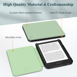 FINTIE Étui Compatible avec 6” Kobo Clara Colour/BW 2024 et Kobo Clara 2E 2022 - Housse Fine et Légère Coque Fermeture Magnétiqu