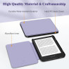 FINTIE Étui Compatible avec 6” Kobo Clara Colour/BW 2024 et Kobo Clara 2E 2022 - Housse Fine et Légère Coque Fermeture Magnétiqu