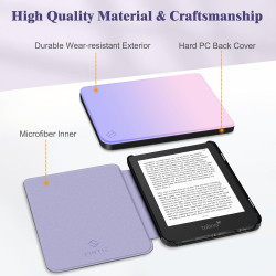 FINTIE Étui Compatible avec 6” Kobo Clara Colour/BW 2024 et Kobo Clara 2E 2022 - Housse Fine et Légère Coque Fermeture Magnétiqu