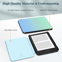 FINTIE Étui Compatible avec 6” Kobo Clara Colour/BW 2024 et Kobo Clara 2E 2022 - Housse Fine et Légère Coque Fermeture Magnétiqu