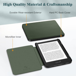 FINTIE Étui Compatible avec 6” Kobo Clara Colour/BW 2024 et Kobo Clara 2E 2022 - Housse Fine et Légère Coque Fermeture Magnétiqu