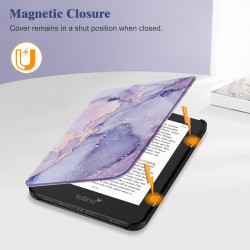FINTIE Étui Compatible avec 6” Kobo Clara Colour/BW 2024 et Kobo Clara 2E 2022 - Housse Fine et Légère Coque Fermeture Magnétiqu