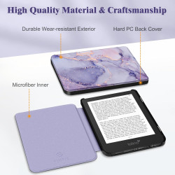 FINTIE Étui Compatible avec 6” Kobo Clara Colour/BW 2024 et Kobo Clara 2E 2022 - Housse Fine et Légère Coque Fermeture Magnétiqu
