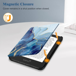 FINTIE Étui Compatible avec 6” Kobo Clara Colour/BW 2024 et Kobo Clara 2E 2022 - Housse Fine et Légère Coque Fermeture Magnétiqu