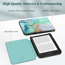 FINTIE Étui Compatible avec 6” Kobo Clara Colour/BW 2024 et Kobo Clara 2E 2022 - Housse Fine et Légère Coque Fermeture Magnétiqu