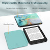 FINTIE Étui Compatible avec 6” Kobo Clara Colour/BW 2024 et Kobo Clara 2E 2022 - Housse Fine et Légère Coque Fermeture Magnétiqu