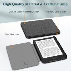 FINTIE Étui Compatible avec 6” Kobo Clara Colour/BW 2024 et Kobo Clara 2E 2022 - Housse Fine et Légère Coque Fermeture Magnétiqu