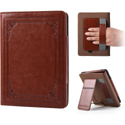 Kindle paperblanc 2024 étui de protection 7" (12ème génération) avec support et dragonne pour mise en veille/réveil automatique,