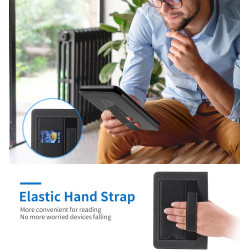 Kindle paperblanc 2024 étui de protection 7" (12ème génération) avec support et dragonne pour mise en veille/réveil automatique,