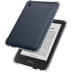 Tenano Coque Transparente pour Kobo Clara Colour | BW | 2E, Housse Arrière en Silicone Légère et Anti-Rayures de 6", Transparent