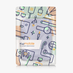 kwmobile Étui Compatible avec Kobo Clara 2E Coque - Étui à Rabat magnétique Tablette eReader Similicuir - Lavande