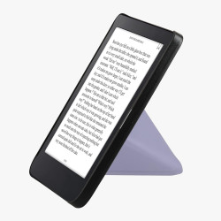 kwmobile Étui Compatible avec Kobo Clara 2E Coque - Étui à Rabat magnétique Tablette eReader Similicuir - Lavande