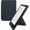 kwmobile Étui Compatible avec Kobo Clara 2E Coque - Étui à Rabat magnétique Tablette eReader Similicuir - Bleu foncé