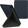 kwmobile Étui Compatible avec Kobo Clara 2E Coque - Étui à Rabat magnétique Tablette eReader Similicuir - Bleu foncé