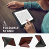 kwmobile Étui Compatible avec Kobo Clara 2E Coque - Étui à Rabat magnétique Tablette eReader Similicuir - Bordeaux foncé