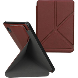 kwmobile Étui Compatible avec Kobo Clara 2E Coque - Étui à Rabat magnétique Tablette eReader Similicuir - Bordeaux foncé