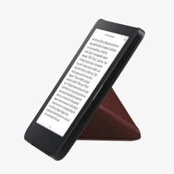 kwmobile Étui Compatible avec Kobo Clara 2E Coque - Étui à Rabat magnétique Tablette eReader Similicuir - Bordeaux foncé