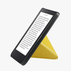 kwmobile Étui Compatible avec Kobo Clara 2E Coque - Étui à Rabat magnétique Tablette eReader Similicuir - Jaune